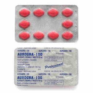 Aurogra 100 mg est enrichi avec